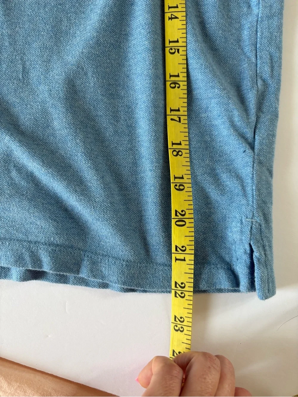 Scotch&Soda Heather Blue Pique Polo Shirt Boys L Preppy Academia Occasion Logo